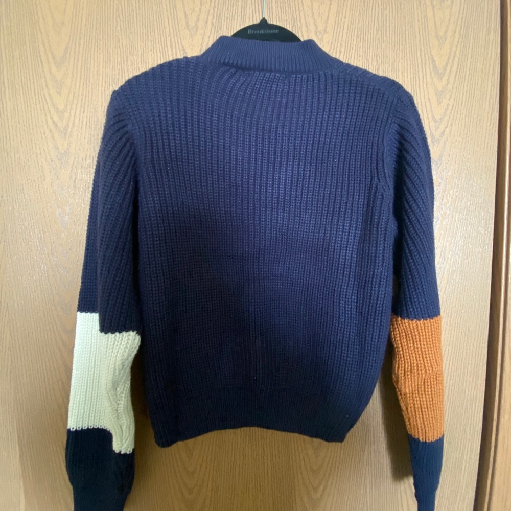 -SOLD- ROMWE Color Block Sweater - Picture 3 of 4